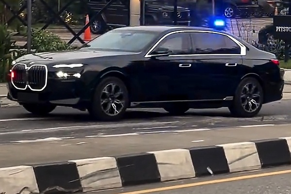 Armored BMW 7 Series Protection (G73) Fitted With Customized “BMW G73” Plate Spotted In Lagos - autojosh 