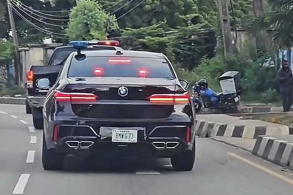 Armored BMW 7 Series Protection (G73) Fitted With Customized “BMW G73” Plate Spotted In Lagos - autojosh 