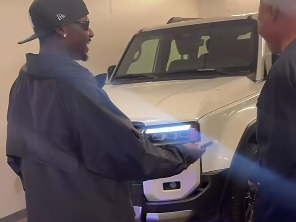 Asake Surprises Dad With Toyota Prado Worth N130m, Days After Gifting Mum A Mercedes G-Wagon - autojosh 
