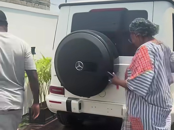 Asake Surprises Dad With Toyota Prado Worth N130m, Days After Gifting Mum A Mercedes G-Wagon - autojosh 