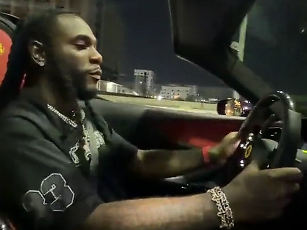 Burna Boy Takes Delivery Of His Ferrari SF90 Worth N1.5b, Singer Takes Supercar For A Spin - autojosh 