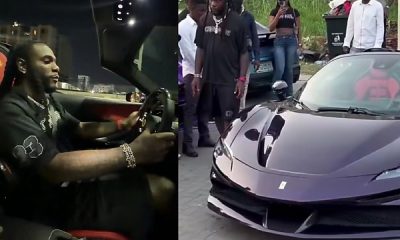 Burna Boy Takes Delivery Of His Ferrari SF90 Worth N1.5b, Singer Takes Supercar For A Spin - autojosh