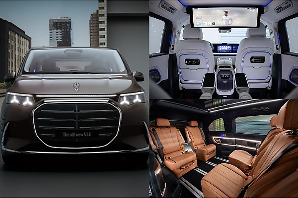 More Photos Of All-electric Mercedes-Benz VLE Ultra-luxury Minivan - autojosh