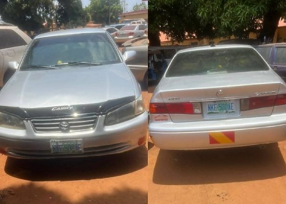 NVIS : 11 Years After, FRSC Recovers Toyota Camry Reported Stolen In Ebonyi In 2015 - autojosh