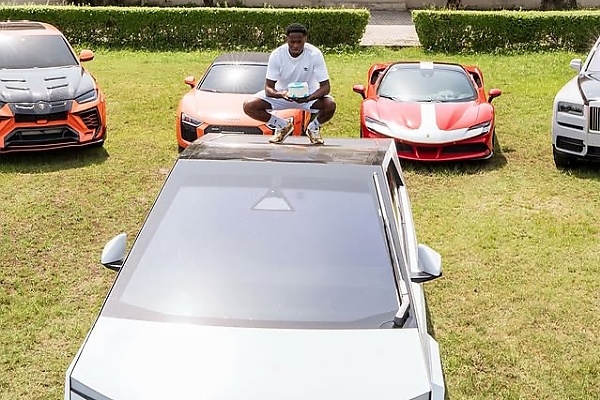Rolls-Royce Cullinan, Ferrari SF90 On Display As Habby Forex Flaunts His Car Collection To Mark His Birthday - autojosh