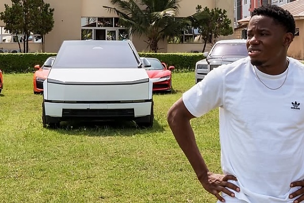 Rolls-Royce Cullinan, Ferrari SF90 On Display As Habby Forex Flaunts His Car Collection To Mark His Birthday - autojosh