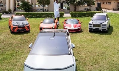 Rolls-Royce Cullinan, Ferrari SF90 On Display As Habby Forex Flaunts His Car Collection To Mark His Birthday - autojosh