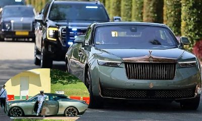 One-of-just-4 In The World : King Of Malaysia Pulls Up To An Event In $30M Rolls-Royce Arcadia Droptail - autojosh