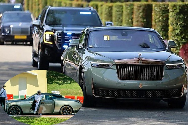 One-of-just-4 In The World : King Of Malaysia Pulls Up To An Event In $30M Rolls-Royce Arcadia Droptail - autojosh