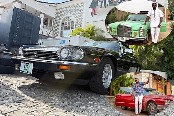 Vintage Car Collector And Actor, Kunle Afolayan, Shows Off His 1990s Jaguar XJS - autojosh