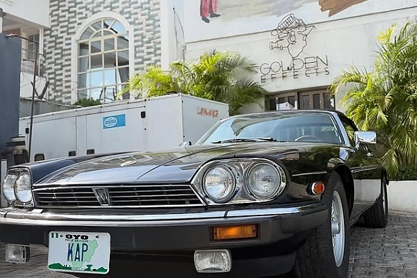 Vintage Car Collector And Actor, Kunle Afolayan, Shows Off His 1990s Jaguar XJS - autojosh 