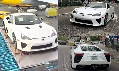1-of-500 Lexus LFA Worth $1 Million Departs Nigeria For U.S To Meet Its New Owner - autojosh