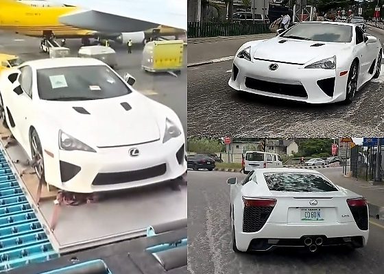 1-of-500 Lexus LFA Worth $1 Million Departs Nigeria For U.S To Meet Its New Owner - autojosh