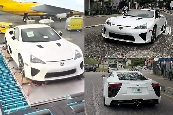 1-of-500 Lexus LFA Worth $1 Million Departs Nigeria For U.S To Meet Its New Owner - autojosh
