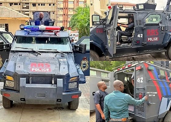 Photo News : LSSTF Boss Inspects A Refurbished Armored Personnel Carrier (APC) To Ensure Its Readiness For Full Operation - autojosh