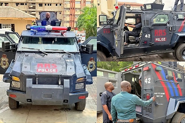 Photo News : LSSTF Boss Inspects A Refurbished Armored Personnel Carrier (APC) To Ensure Its Readiness For Full Operation - autojosh