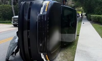 Tiger Woods Charged With “Driving Under Influence” Following Range Rover Rollover Crash - autojosh