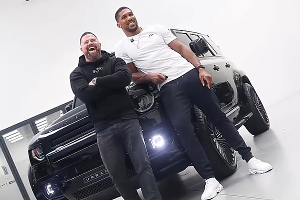 Anthony Joshua Takes Delivery Of His Personalized Urban Widetrack Defender 110 -autojosh 