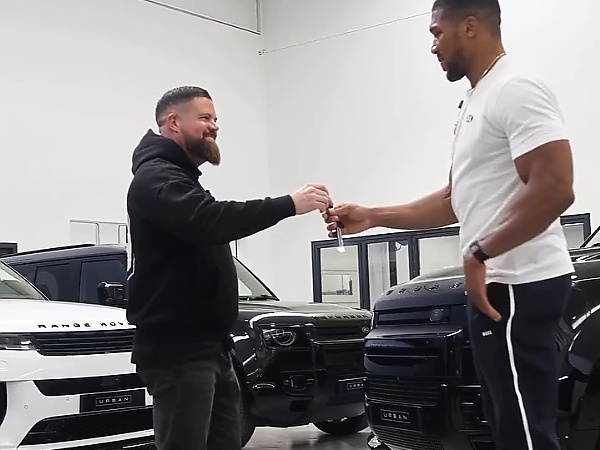 Anthony Joshua Takes Delivery Of His Personalized Urban Widetrack Defender 110 -autojosh 