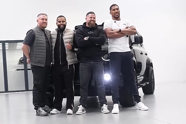 Anthony Joshua Takes Delivery Of His Personalized Urban Widetrack Defender 110 -autojosh 