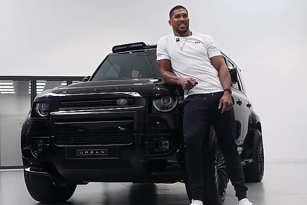 Anthony Joshua Takes Delivery Of His Personalized Urban Widetrack Defender 110 -autojosh 