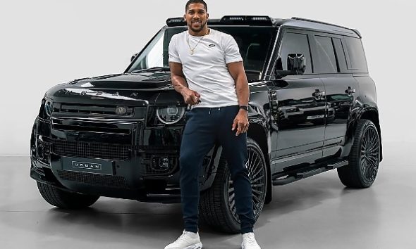 Anthony Joshua Takes Delivery Of His Personalized Urban Widetrack Defender 110 -autojosh
