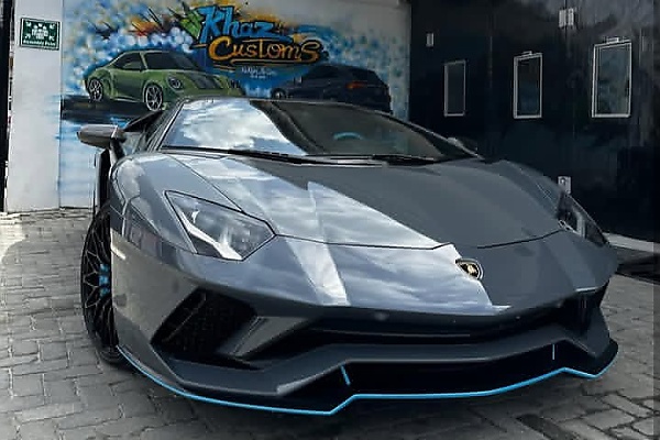 Davido’s Lamborghini Aventador Gets New Wrap With Customized “001” Decal, “Omo Baba Olowo” Painting - autojosh