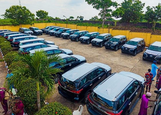 Gov Abiodun Presents 40 Toyota Fortuner SUVs To Traditional Rulers To Appreciate Their Support - autojosh