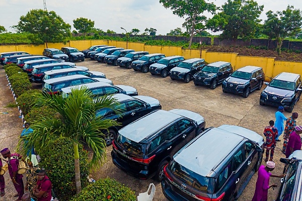 Gov Abiodun Presents 40 Toyota Fortuner SUVs To Traditional Rulers To Appreciate Their Support - autojosh