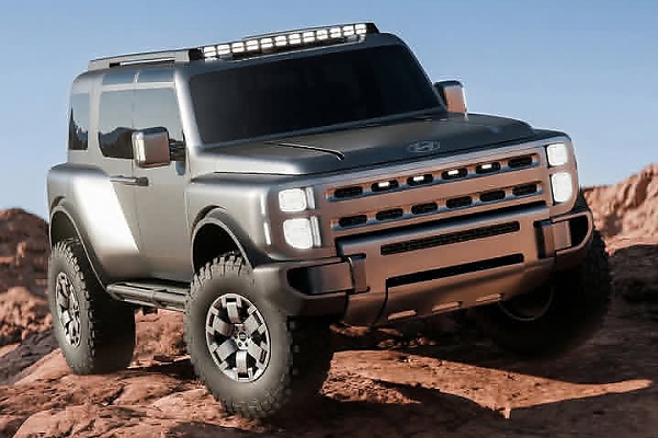 Photos : Hyundai’s SUV-shaped Boulder Concept Previews Body-On-Frame Pickup Truck Due By 2030 - autojosh 