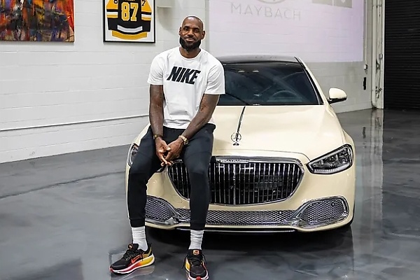 6 Feet 9 Inches Tall NBA Star LeBron James Shows Off His New Customized Mercedes-Maybach S-Class - autojosh