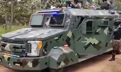 Mexico Drug Cartel Shows Off Customized Armored Monster Trucks Based On Ford F-250 - autojosh