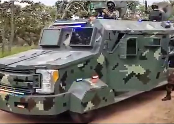 Mexico Drug Cartel Shows Off Customized Armored Monster Trucks Based On Ford F-250 - autojosh