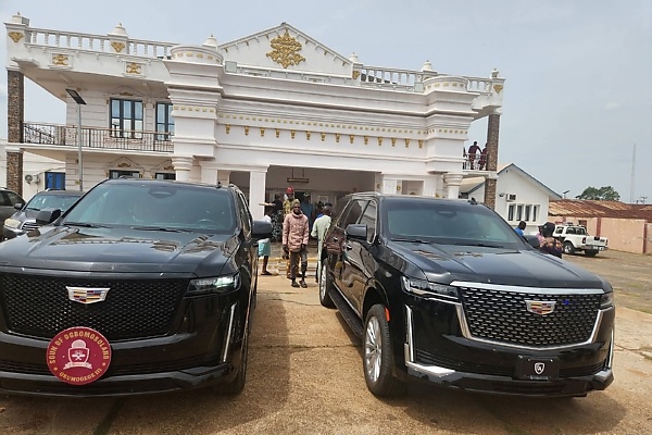 Photos : Soun Of Ogbomoso Adds Second Cadillac Escalade, An Armored SUV, To His Collection  - autojosh 