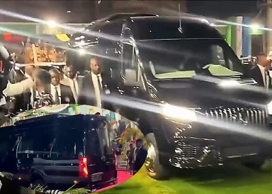 Tinubu’s Armored Mercedes-Benz Sprinter Steals The Show At APC National Convention - autojosh