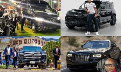Tinubu’s Armored Mercedes Sprinter, AJ’s Widetrack Defender, IGP’s Armored Land Cruiser, Fayose’s Rolls-Royce, Nigerian News In April - autojosh