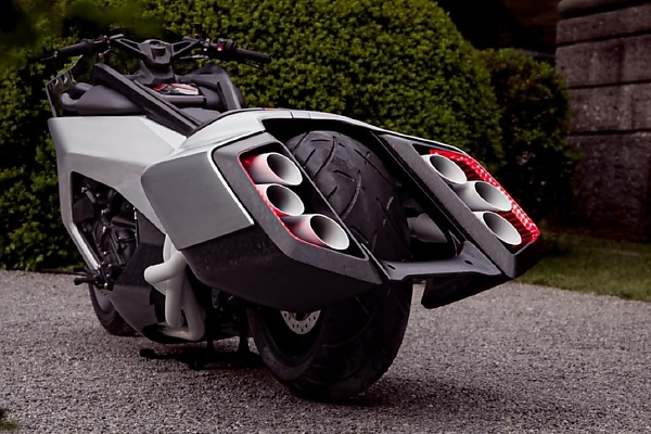 BMW’s New Vision K18 Is A Jet-inspired Bike With Six Intakes, Six Tailpipes And Six Headlights - autojosh 