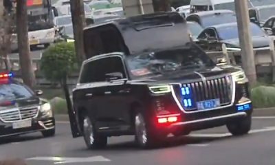 Mysterious Chinese-made SUVs With Huge Custom Roofs Featured In Trump’s Motorcade In Beijing - autojosh