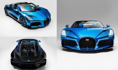 Dragonfly-inspired Bugatti W16 Mistral ‘Fly Bug’ Wears A Paint That Shifts Between Blue And Turquoise -autojosh