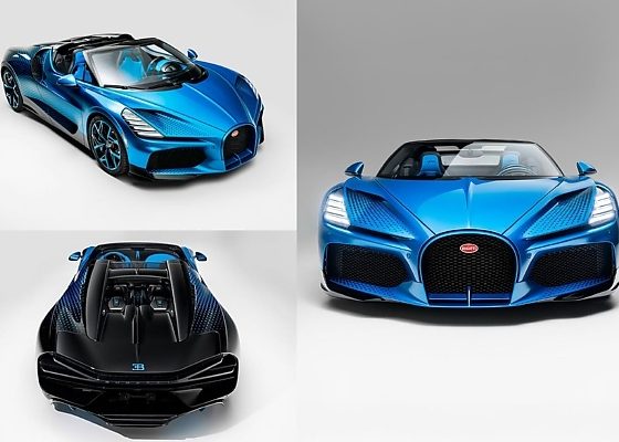 Dragonfly-inspired Bugatti W16 Mistral ‘Fly Bug’ Wears A Paint That Shifts Between Blue And Turquoise -autojosh