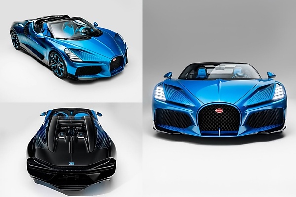 Dragonfly-inspired Bugatti W16 Mistral ‘Fly Bug’ Wears A Paint That Shifts Between Blue And Turquoise -autojosh