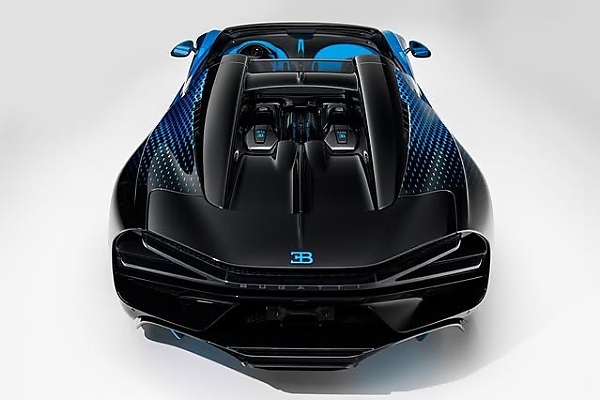 Dragonfly-inspired Bugatti W16 Mistral ‘Fly Bug’ Wears A Paint That Shifts Between Blue And Turquoise -autojosh