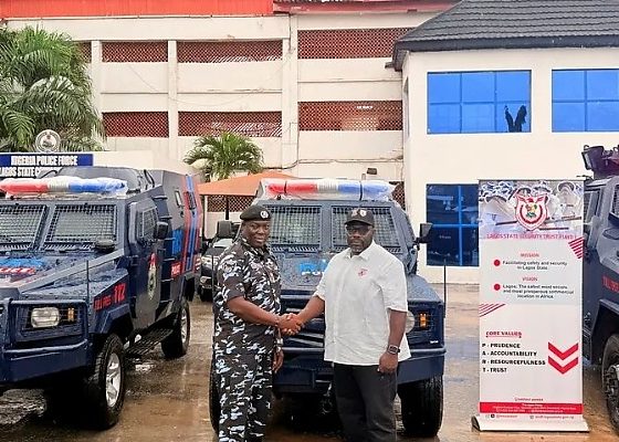 LSSTF Hands Over Refurbished Armored Personnel Carriers (APCs) To The Lagos State Police Command - autojosh