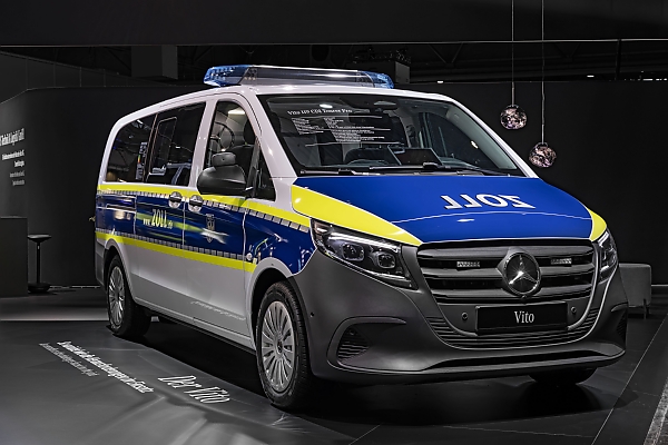 Mercedes-Benz Displays Armored S 680 Guard 4MATIC, Electric GLB And GLC Police Cars At 2026 GPEC - autojosh 