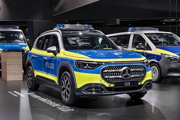 Mercedes-Benz Displays Armored S 680 Guard 4MATIC, Electric GLB And GLC Police Cars At 2026 GPEC - autojosh 
