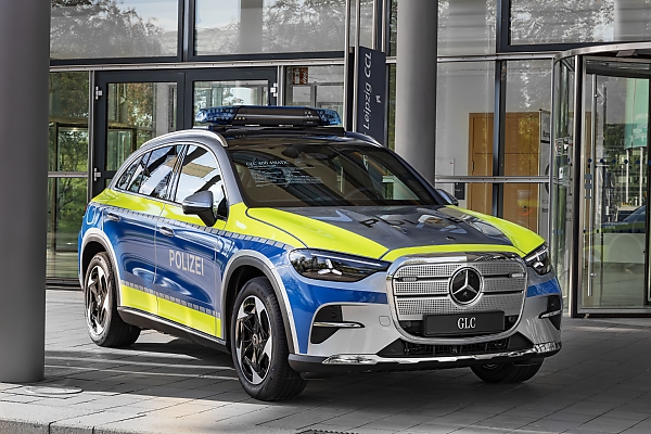 Mercedes-Benz Displays Armored S 680 Guard 4MATIC, Electric GLB And GLC Police Cars At 2026 GPEC - autojosh