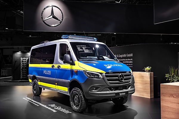 Mercedes-Benz Displays Armored S 680 Guard 4MATIC, Electric GLB And GLC Police Cars At 2026 GPEC - autojosh 