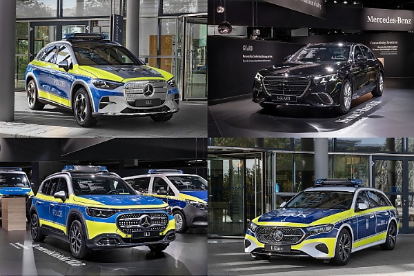 Mercedes-Benz Displays Armored S 680 Guard 4MATIC, Electric GLB And GLC Police Cars At 2026 GPEC - autojosh