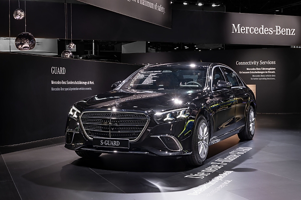 Mercedes-Benz Displays Armored S 680 Guard 4MATIC, Electric GLB And GLC Police Cars At 2026 GPEC - autojosh 