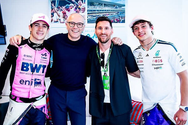 Kimi Powered Mercedes-AMG Petronas F1 Team To Victory After Messi Sat Inside His F1 Car - autojosh 